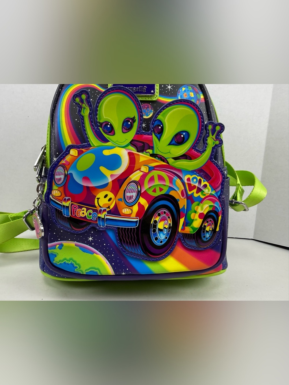Loungefly Lisa Frank Alien ZOOMER & ZORBITT™
GLOW MINI BACKPACK - Picture 7 of 16